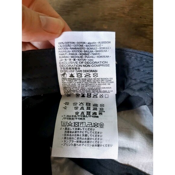 Nike Infant Toddler Strapback Hat Gray Embroidered Swoosh Ballcap 2319-693 - Picture 7 of 8